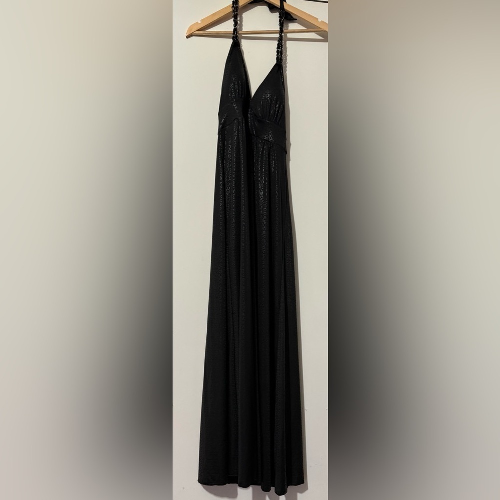 COOGI Black Halter Maxi Dress - Picture 3 of 6